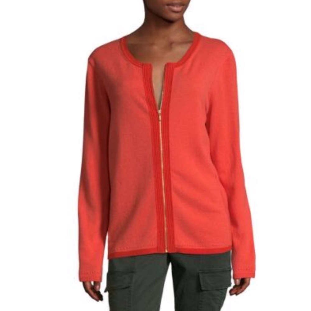 Escada Soma Long Sleeve Cardigan Sweater - Picture 1 of 7